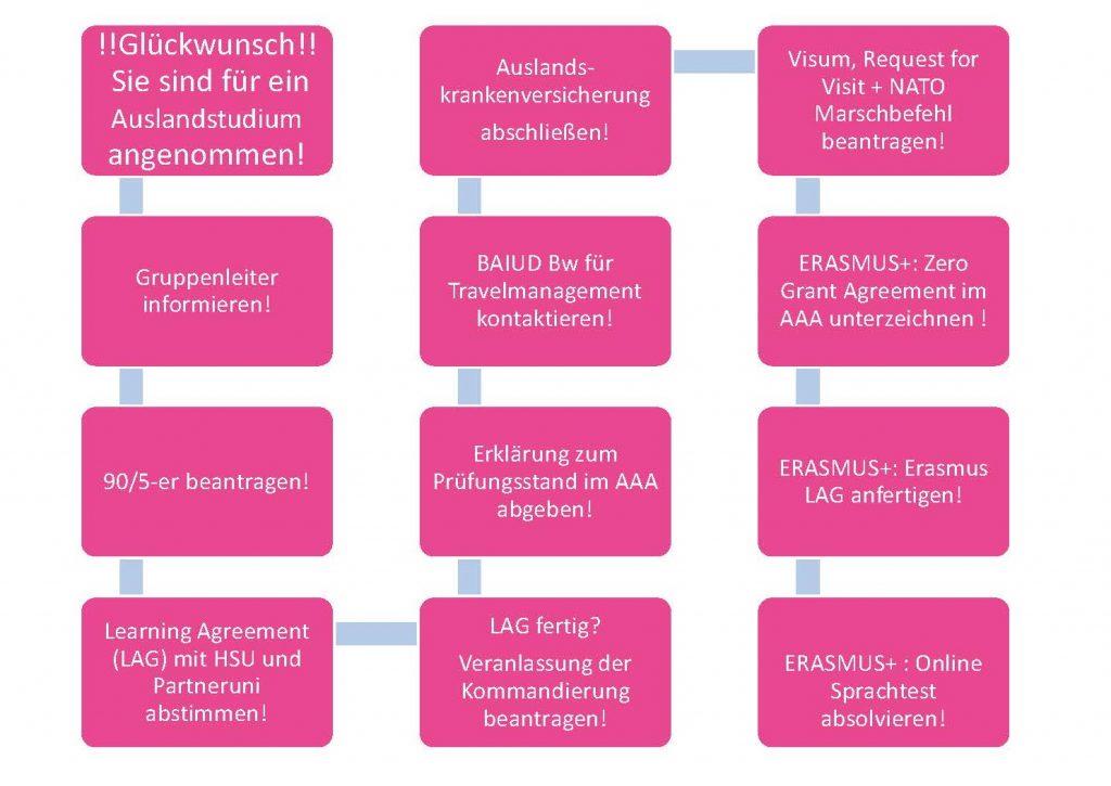 Vorbereitung des Auslandsaufenthaltes - eine Übersicht