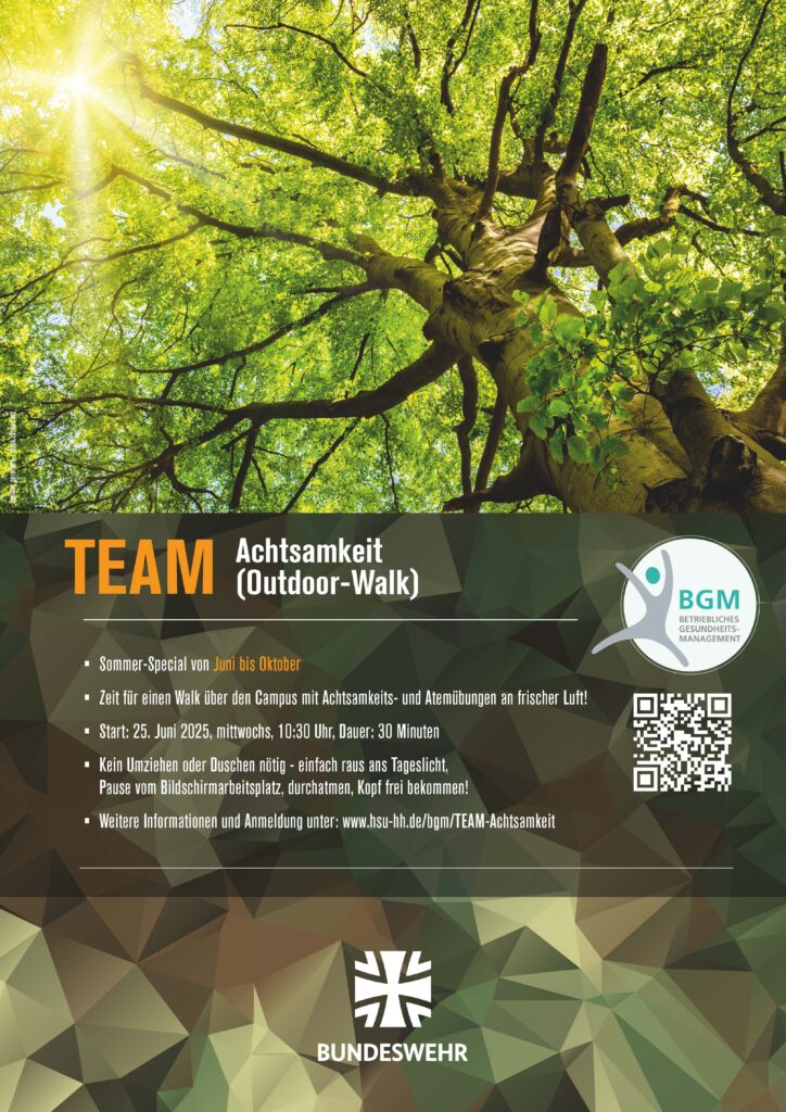 TEAM Achtsamkeit -Plakat