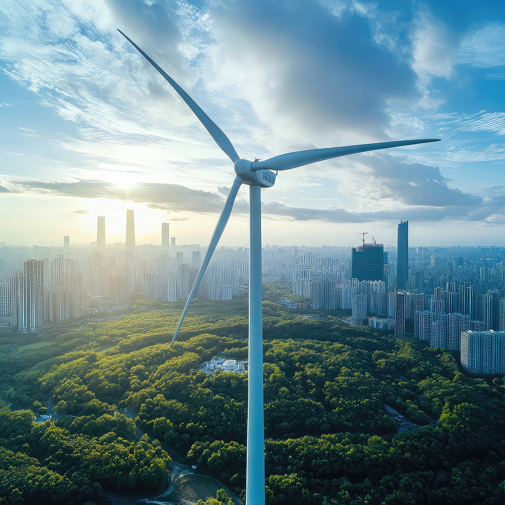 Wind power in cities renewable energy wind turbines urban energy solutions clean power green city solutions sustainable wind energy green electricity infrastructure carbon-free energy