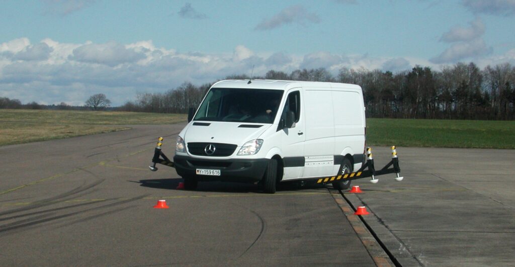 Sprinter on Proofing Ground