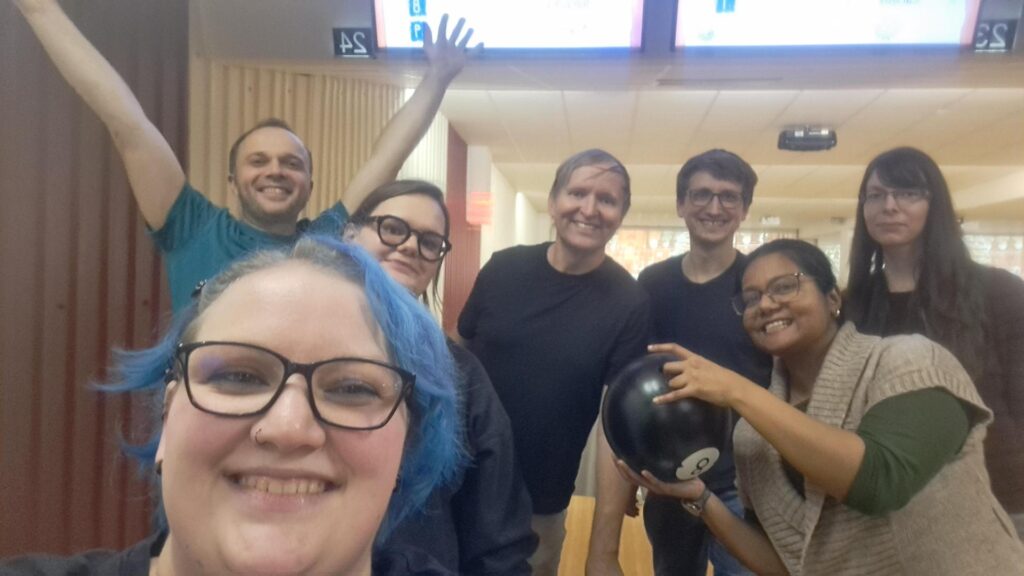 Gruppenfoto der Teilnehmer der Weihnachtsfeier der Professur für Geotechnik 2025