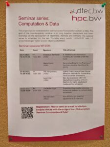 Seminar Series Computation & Data WT23