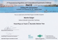 PACE 2018 Certificate