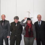 Prof. M. Bause, Prof. M. Breuer, Dr. D. Schwab, Prof. A. P. Schaffarczyk (University of Applied Science Kiel) (v.l.n.r)
