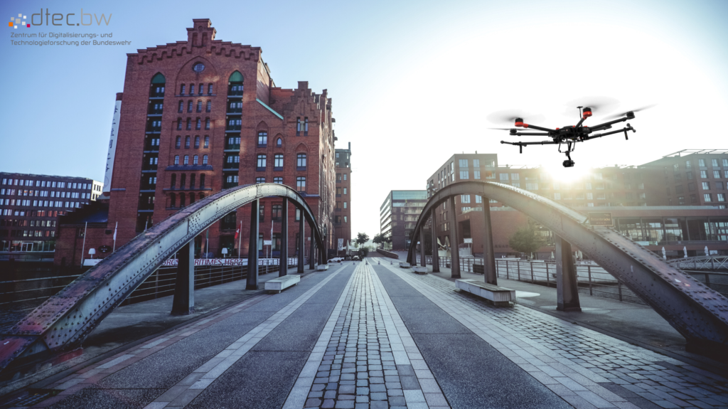 UAS inspecting a bridge