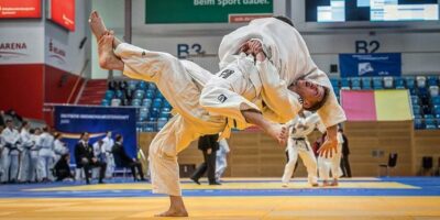 Studierende der HSU bei den DHM Judo 2022 in Potsdam