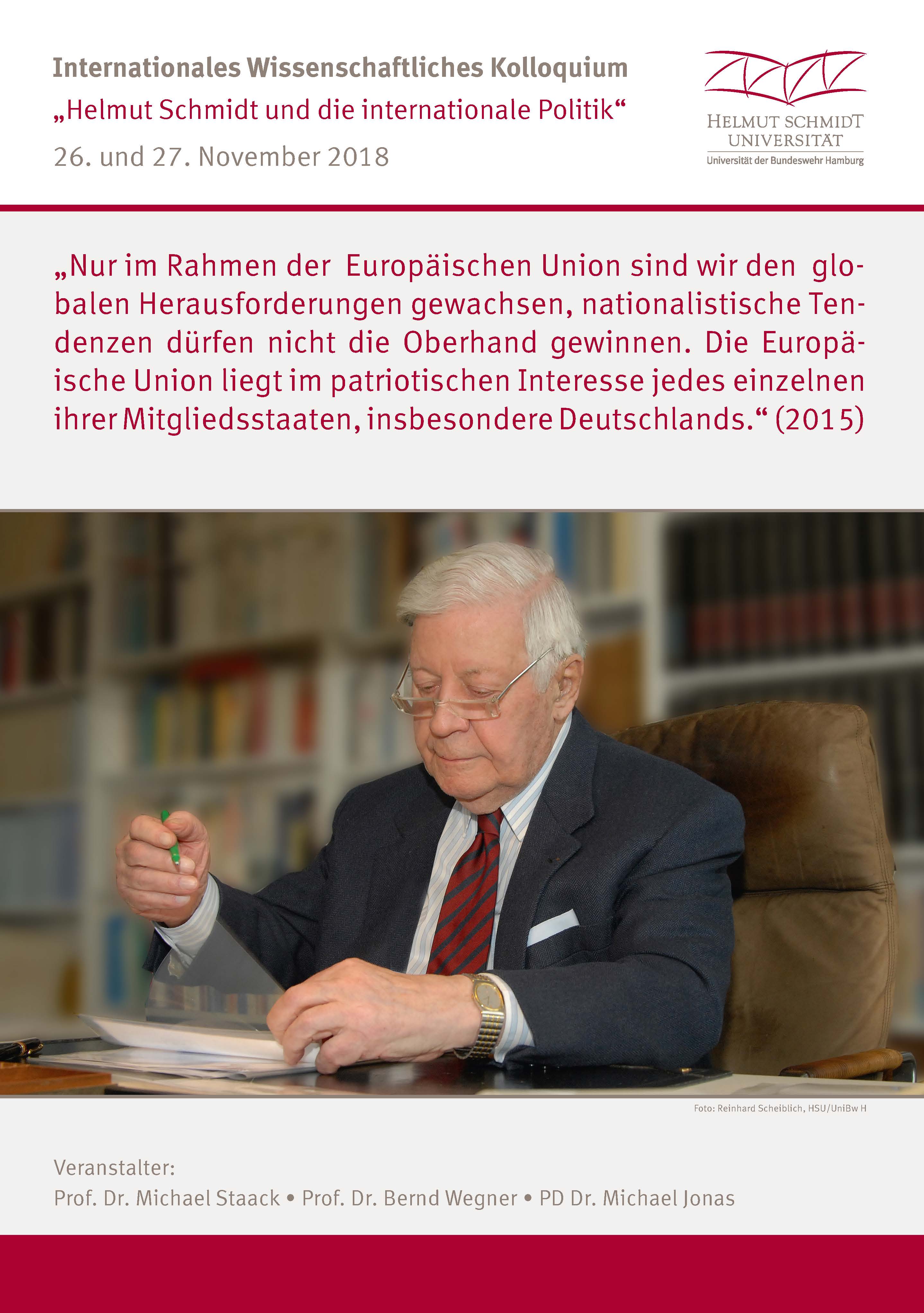 Plakat Helmut Schmidt