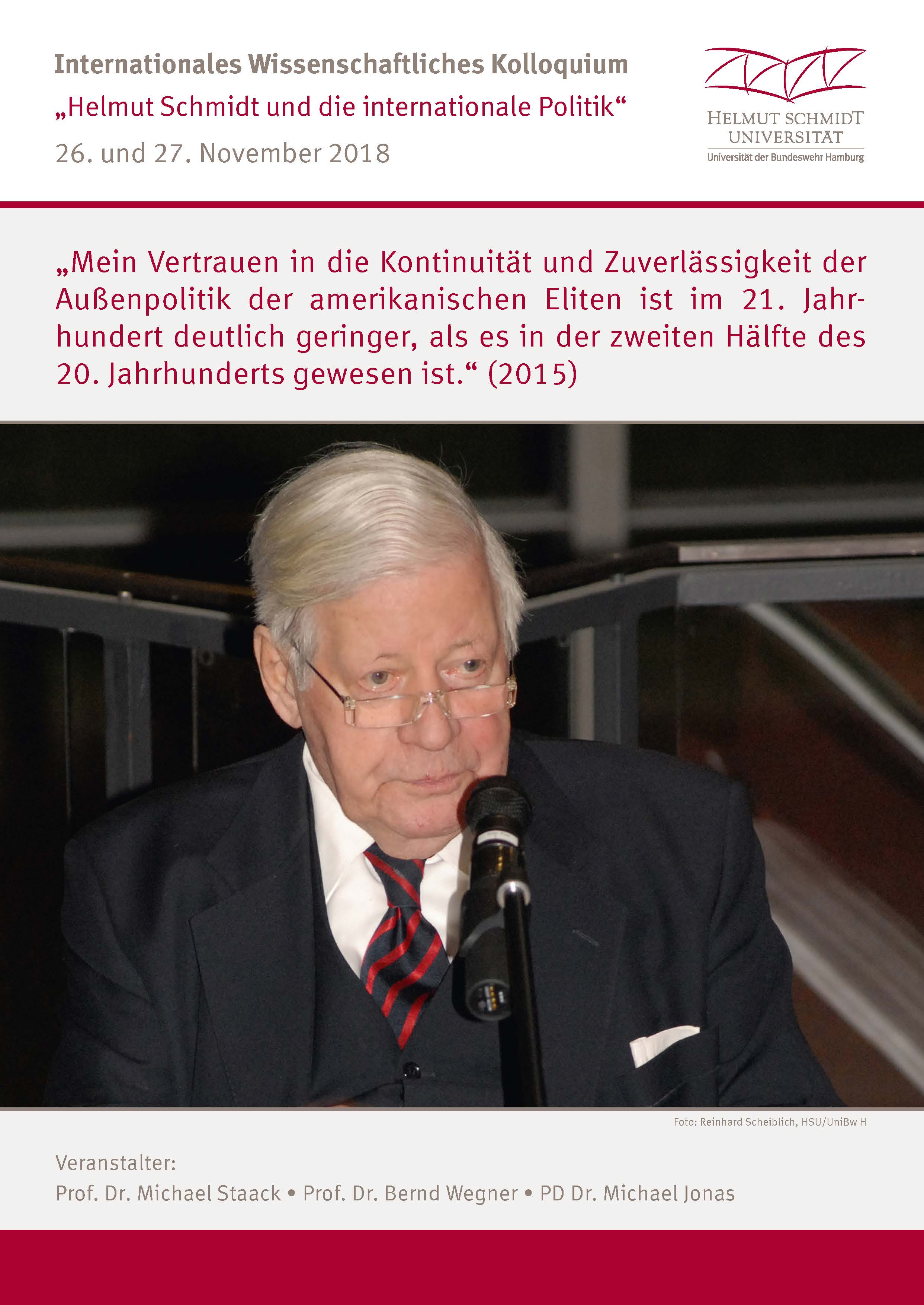 Plakat Helmut Schmidt