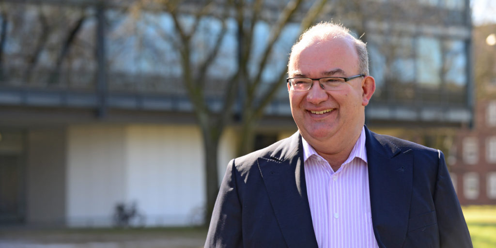 Prof. Dr. Klaus Beckmann, Universitätspräsident seit 01.04.2018 (Foto: Ulrike Schröder)