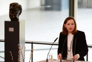 Dr. Eva Gümbel, Staatsrätin der Hamburger Behörde für Wissenschaft, Forschung und Gleichstellung, überbrachte die Grüße des Hamburger Senats. (Foto: Ulrike Schröder)