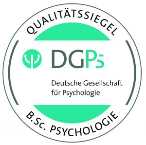 Qualitätssiegel B. Sc. Psychologie der Deutschen Gesellschaft für Psychologie