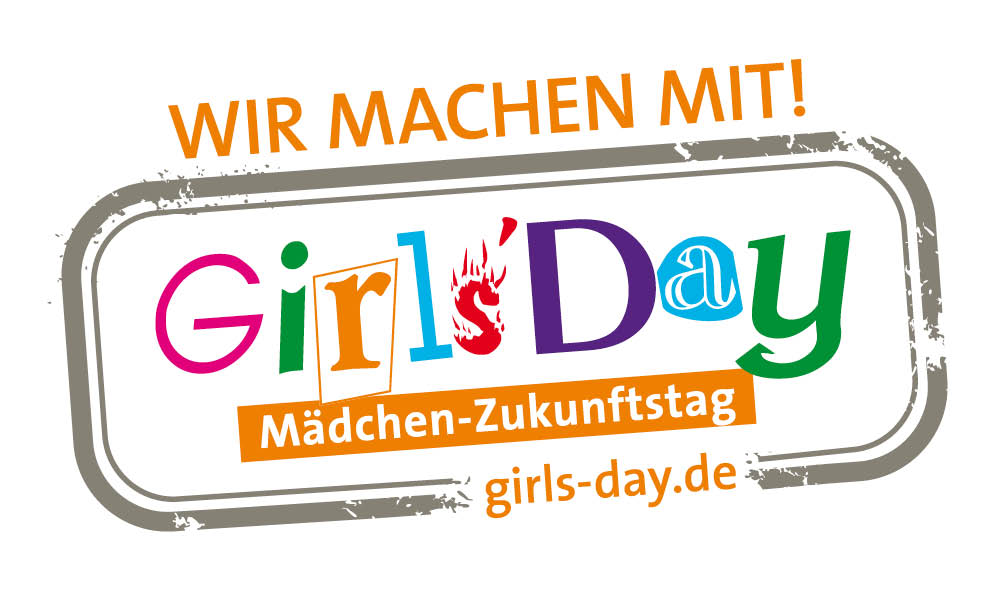Logo Girls' Day - Jungen-Zukunftstag - Wir machen mit!
