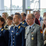 Soldaten und Gäste beim Beförderungsappell der Luftwaffe 2023.