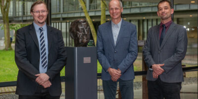 Von links nach rechts: Prof. Kreischer, Prof. Kip (Dekan), Prof. Jędryczka.
