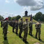 Gedenkzeremonie auf dem deutschen Soldatenfriedhof LA CAMBE